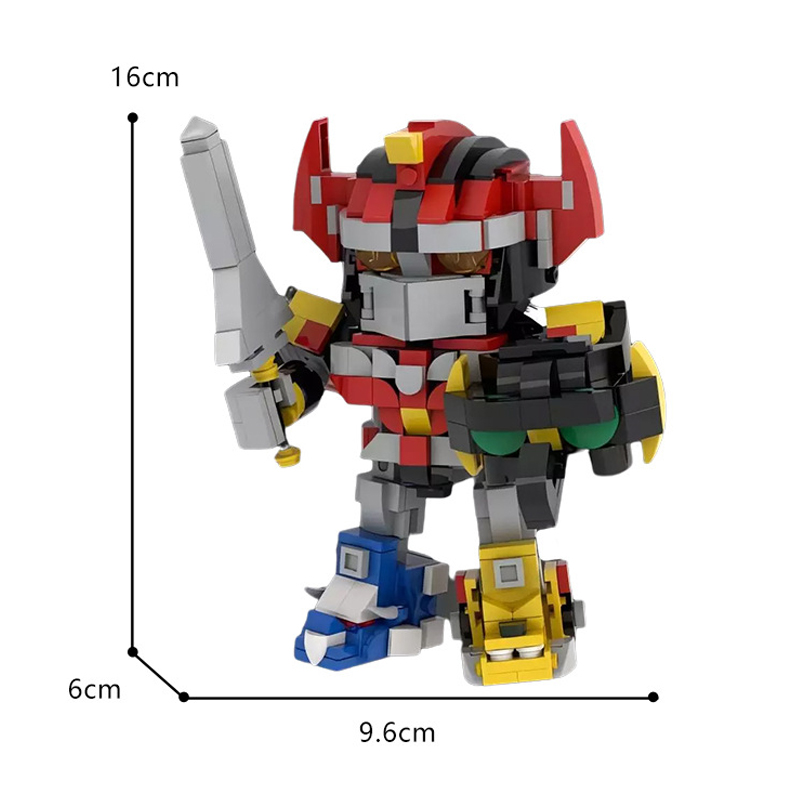 Mô hình lắp ghép - Buildmoc - Megazord 1 mo hinh lap ghep buildmoc megazord 01